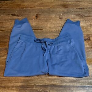 Athletic Works Blue Women's Jogger Track Pants with Drawstring